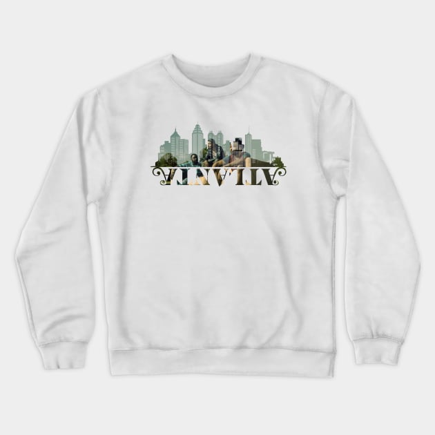 Atlanta Crewneck Sweatshirt by gwillly